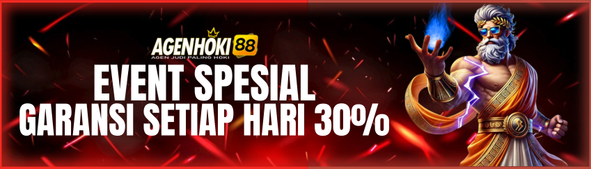 BONUS GARANSI SALDO KEMBALI SETIAP HARI 30%